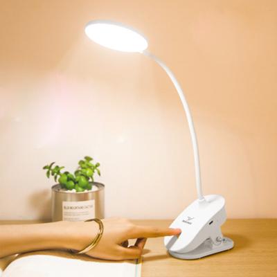 LED Table Desk Lamp Clamp Study 3Modes Clamp Lamp  Eye Protection USB Table