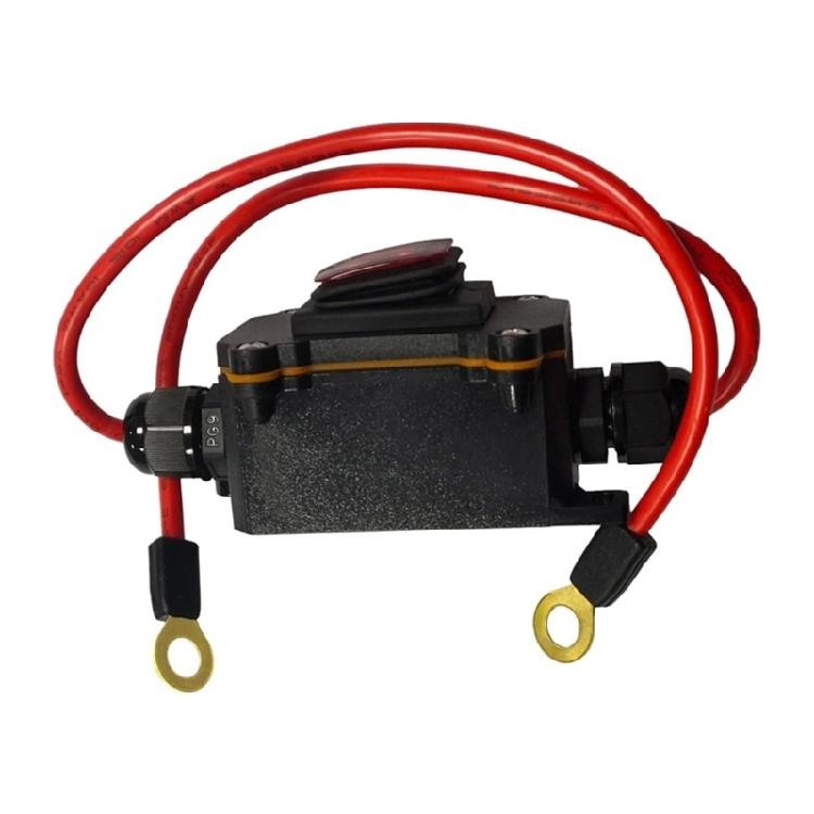 12-24V 30A Waterproof DPST Double Side Wiring Cable Switches with Quick Connect/Disconnect On Off Universal for Motorcycle