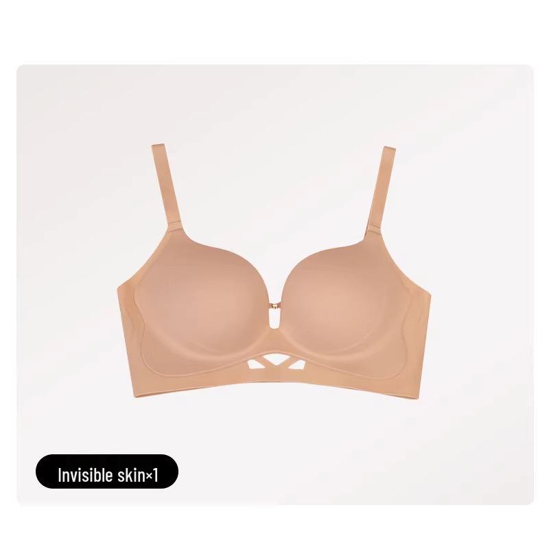 Wire-Free Seamless Uplifting Women's Summer Foundation Bra for Small Bust