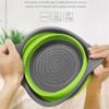 Foldable Strainer Fruit and Vegetable Washing Basket Colander Tableware Drainer Silicon Colander Foldable Drainer Kitchen Gadget