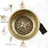 NGE Singing with Stick and Made of 7 Metals from Ideal for Yoga and Diameter Bowl, Overtone, Cushion, Nepal, Meditation, Beginners, 8.5cm