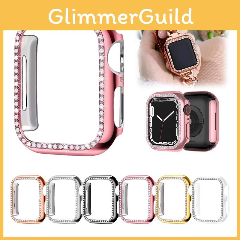 Rhinestone Apple Watch Series 7 Gen 41/45mm Protective Shell Case