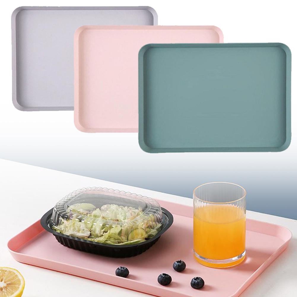 Environmentally Dining Bar Heat-Resistant Trays Plate Flat