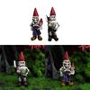 Resin Halloween Dwarf Human Skeleton Figurine For Micro Scene Home Decor Office