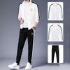 Middle-aged Dad Sportswear Suit Men's Spring and Autumn Three-piece Casual Loose Middle-aged Men's Dad Autumn Clothes