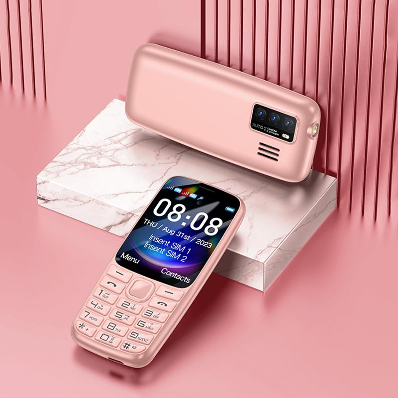 Nowy telefon C99 2G Mini z funkcjami, ekran 2,4 cala 240x320, Dual SIM Dual Standby, latarka, multimedia, Type-C, mały telefon komórkowy dla seniorów lub studentów