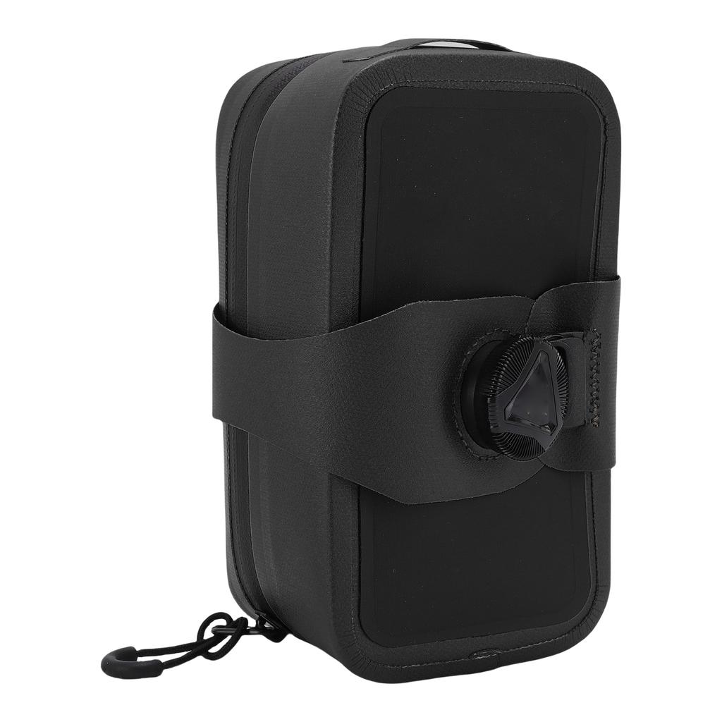 Bike Seat Bag Waterproofing Under Seat Cycling Storage Pouch Saddle Bag for Small Items Storage Black