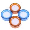 2Pcs/Lot Plastic Round Case Finger Wet Sponge Damper For Casher Count Money