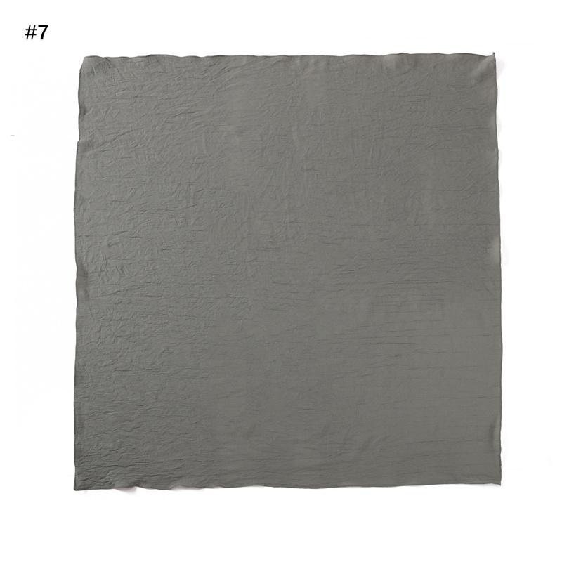 Ramadan Tinta Unita Quadrato 90cm Viscosa Hijab Sciarpa Donna Unicolore Musulmana Copricapo Sciarpe Musulman Fascia per Capelli Turbante Islamico Sjaal