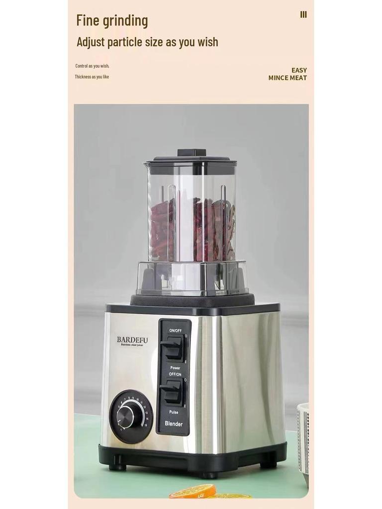 Multifunctional Juicer & Food Processor: Soy Milk Maker, Baby Food & More, Filter-Free