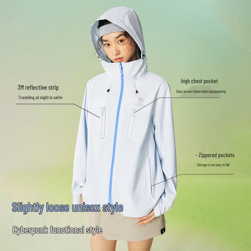 Camel Women's Colorblock Outdoor Softshell Jacket