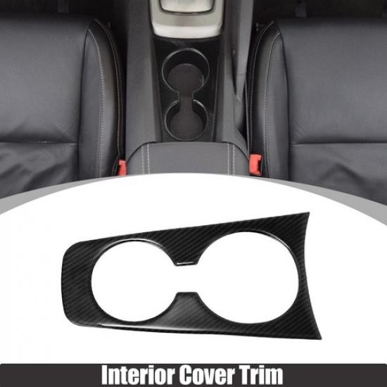 

Black Car Cup Holder Frame Cover Sticker Trim for Chevrolet Camaro 2010-2015