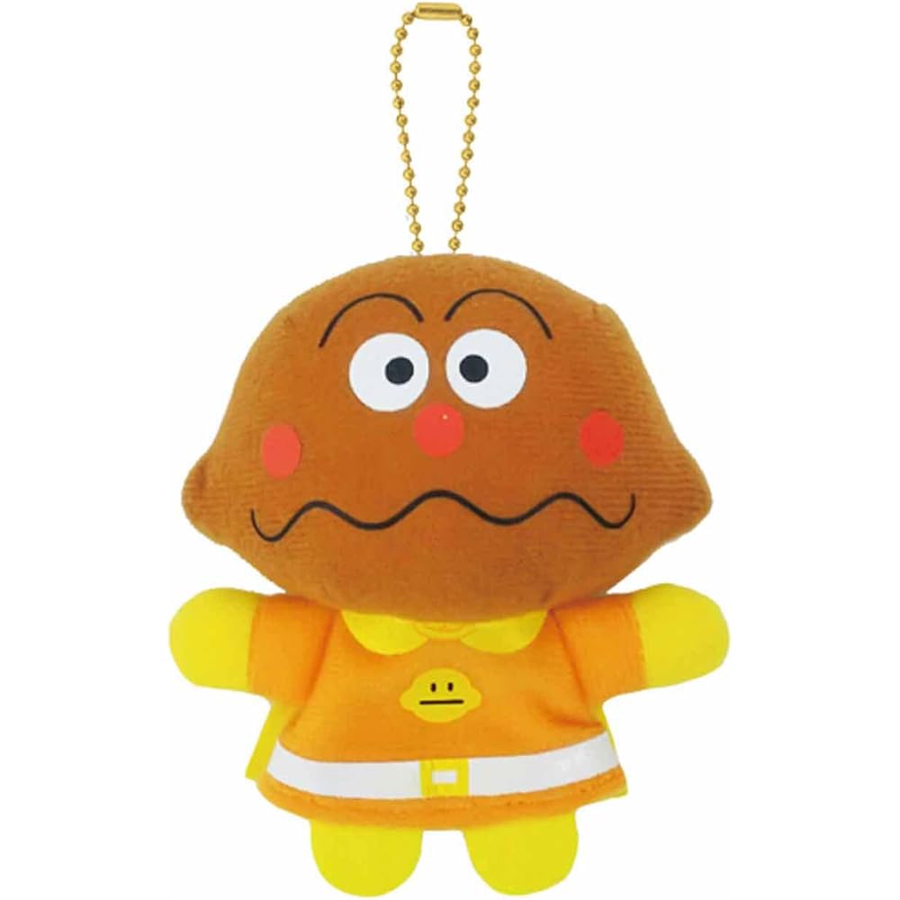 Anpanman Curry Bread Man Plush Finger Puppet Toy Soft and Cuddly
