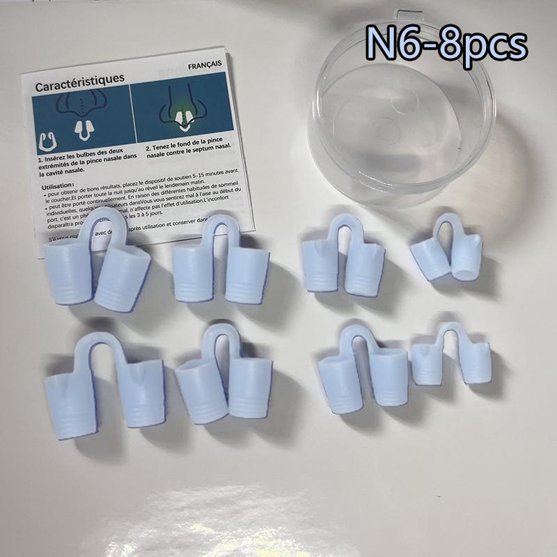 

4/8 шт./компл., профессиональные средства против храпа, устройства против храпа, вентиляционные отверстия для носа, расширители носа для храпа, для лучшего сна