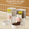 2x Hanging Automatic Cat Feeder And Water Dispenser For Ferrets And Rabbits Rabbit Feeders For Cages