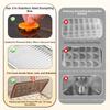 316L Stainless Steel Dumpling Storage Box Non-Stick Airtight Freezer Box Large Capacity Food Storage Container Home Kitchen