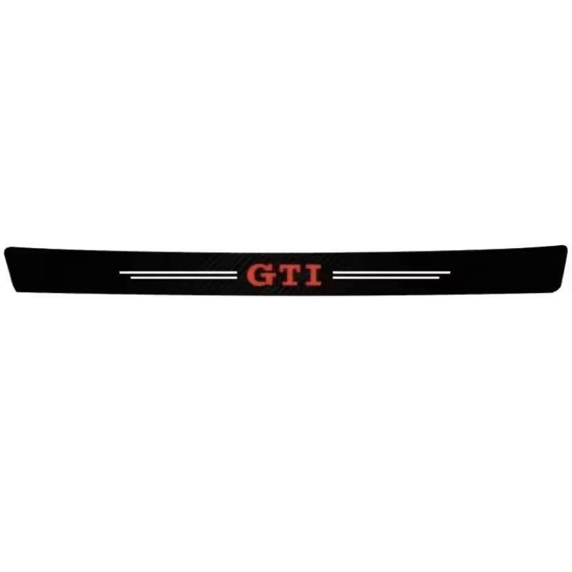 Auto Door Sill Carbon Fiber Car Sticker Protector Strip Waterproof Protect Film For VW GTI Polo Golf GTI Passat Tiguan Hub Cap