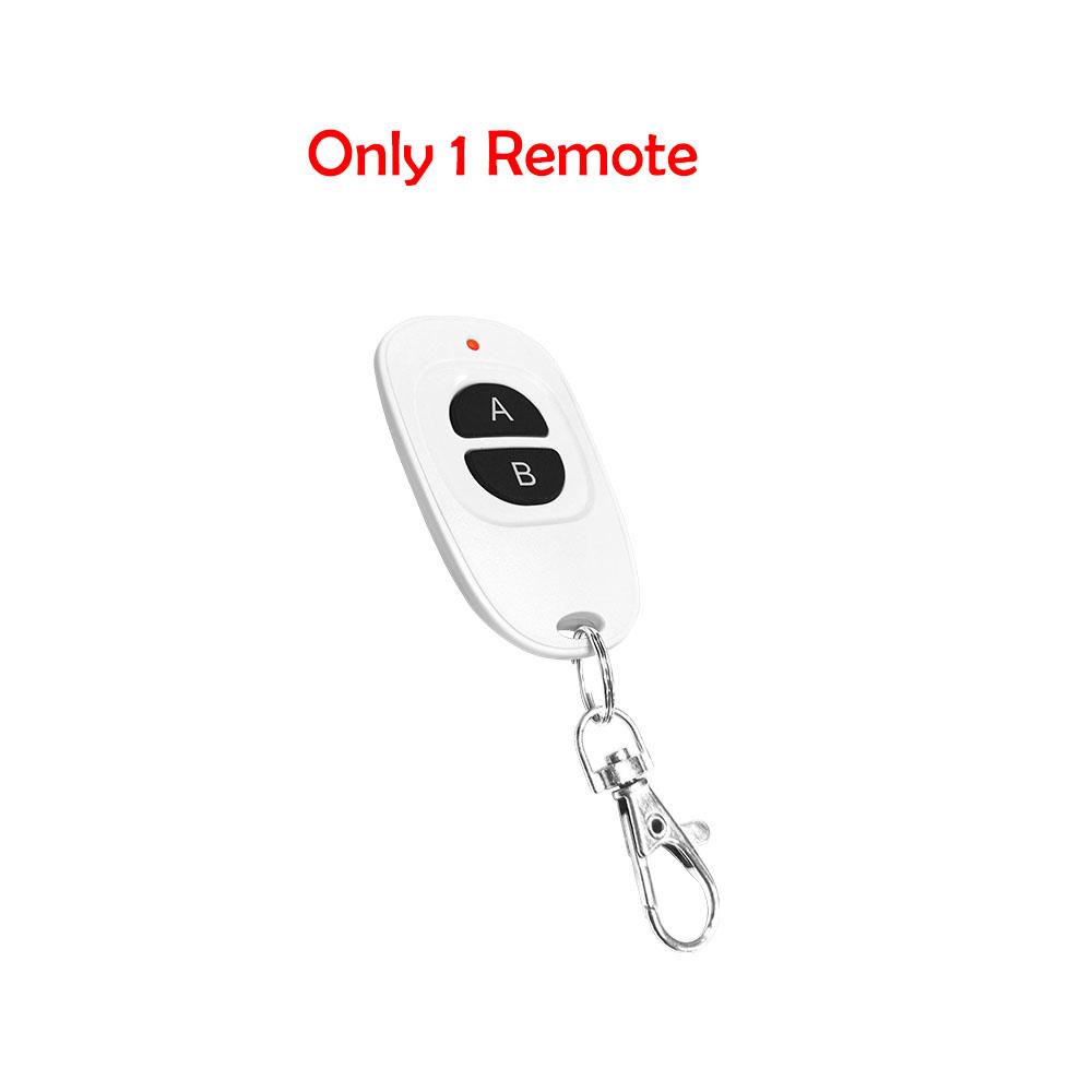 RF 433mhz Universal Gate Remote Control Switch AC 220V 2Channel Relay Receiver Remote ON OFF for Garage Door Curtain Motor Light 1Remote