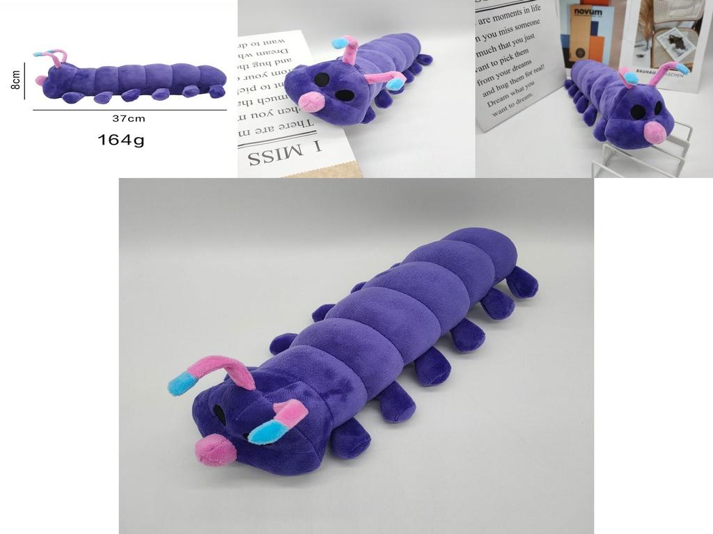Luxurious 37cm Poppy Playtime Caterpillar Plush Toy Huggy Wuggy Purple Doll