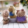 Plush Toy Pendant Cute Sweater Bear Keychain Doll Grab Machine Doll Bag Hanging Ornament Event Gift