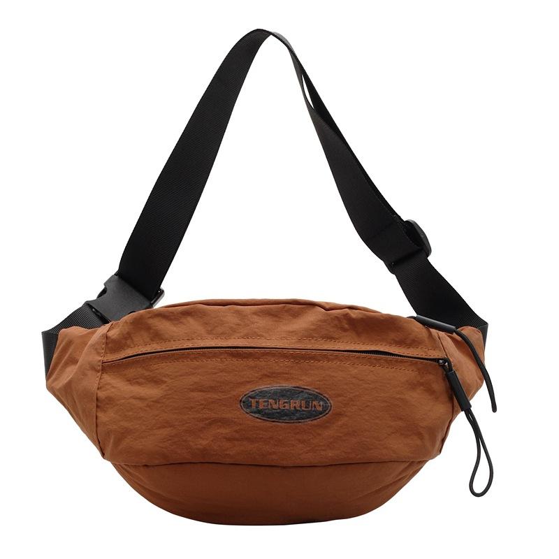 Сумка для мобильного телефона на пояс мужская нагрудная сумка легкая сумка через плечо женская спортивная сумка через плечо коричневый 1193₽