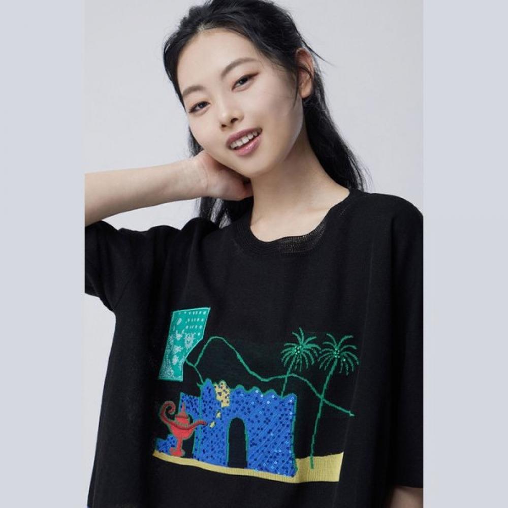 Benetton Color Block Knit Bakpf4631