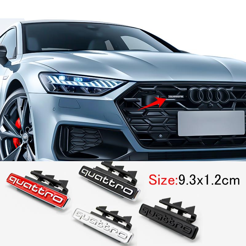 B QUATTRO Znak Přední Mřížka Auta Znak Styling Pro B quattro A6L Sport 2019 2020 2021 2022 Body Kufr Samolepka Příslušenství