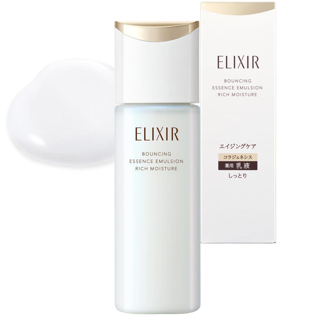 Elixir Emulsion Lift Moist Type ba 2025 Model Main Body 130mL Quasi-Drug Moisturizing Pores Firmness Hydration Anti-Aging Collagenesis Tranexamic Acid