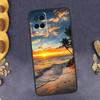 Summer Beach Sunset On Sea Phone Case For Oppo A78 A38 A58 A74 A15 A80 A60 A40 A94 A54 A98 A18 A16 A76 A96 A17 A77 A57S