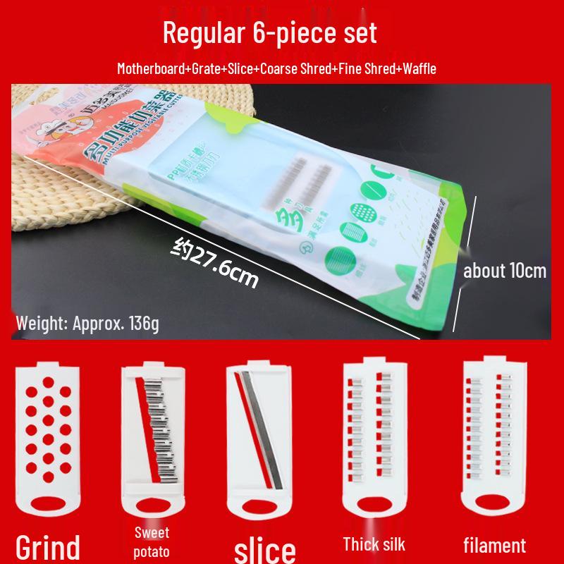 Stainless Steel Multifunctional Vegetable Cutter & Grater with Potato Peeler