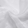Finished Window Screen, White Flower Branch Short Curtain Semi-Blackout Window Screen Curtain