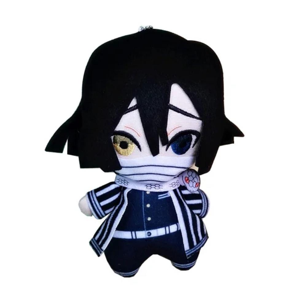 15cm Japan Anime Demon Slayer Akaza Rui Iguro Obanai Tanjirou Kamado Nezuko Agatsuma Zenitsu Plyšové hračky Panenka Peluche dárek