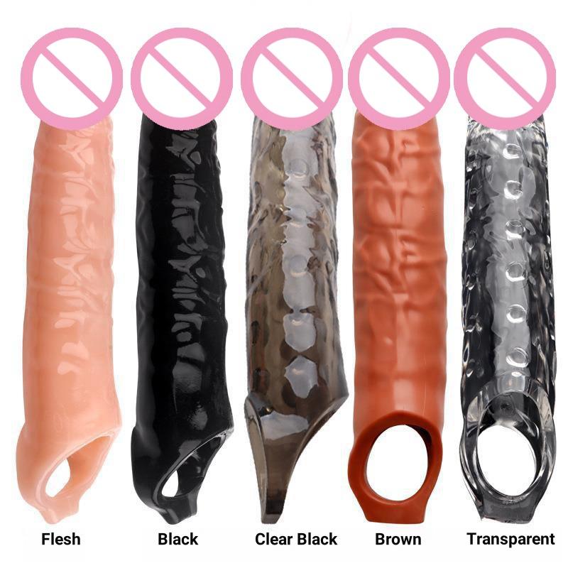 XXL 28cm Penishülle für Männer Penisvergrößerung Produkt Extender Hülle Silikon Sex Werkzeug Spielzeug Capa Peniana Dildo Hombre Funda Big Pene
