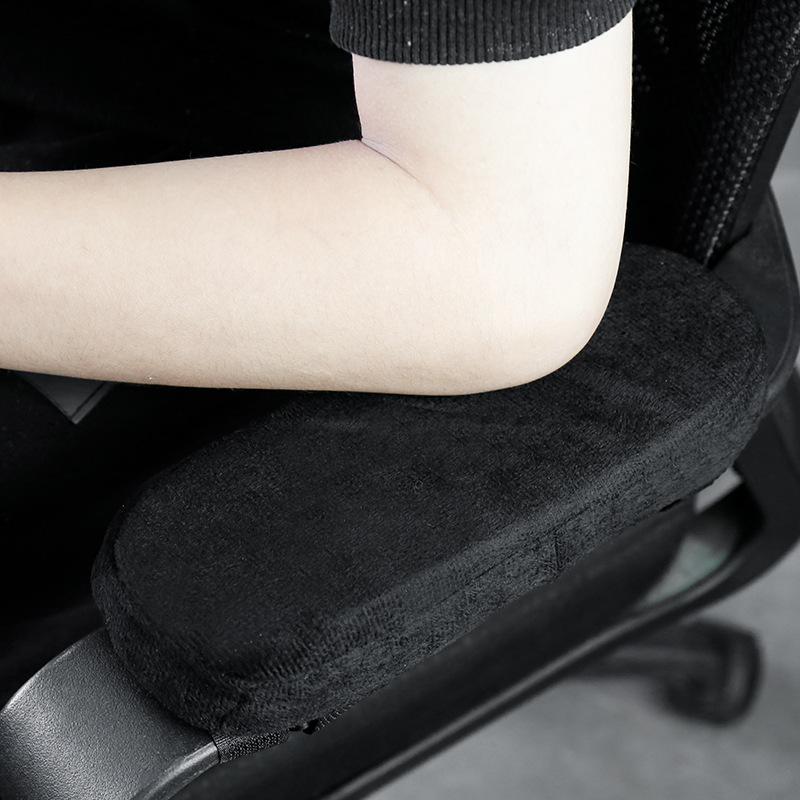 1Pc Elbow Support Cushion for Arm Memory Foam Armrest Pads for Office Chair Pressure Relief Universal Fit Covers for Desk Chairs