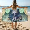 Anime S-ecrets of the Silent Witch Towel Beach Towel Oversized Quick Dry Towel Absorbent Soft Swim BeachTowels for Men Women