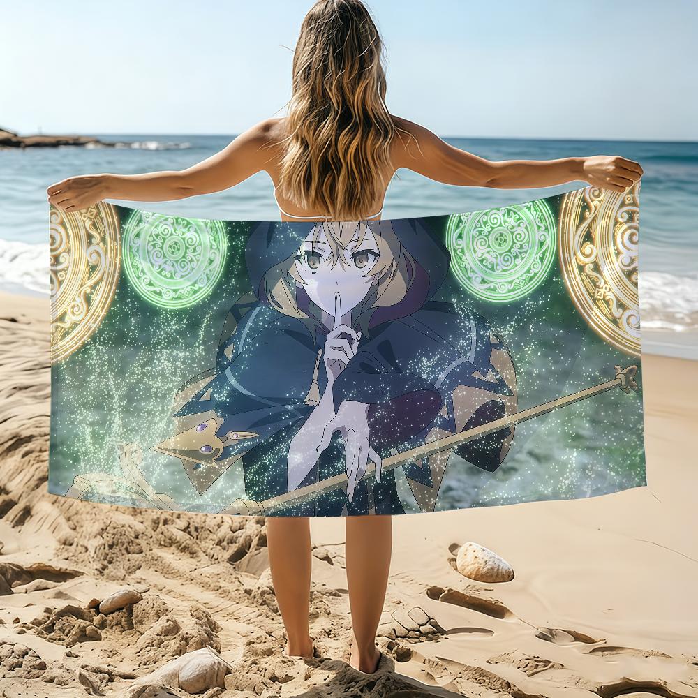 Anime S-ecrets of the Silent Witch Towel Beach Towel Oversized Quick Dry Towel Absorbent Soft Swim BeachTowels for Men Women