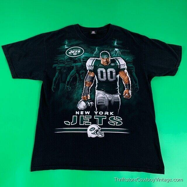 

Винтажная футболка York Jets 90-х годов Nfl Football, большая
