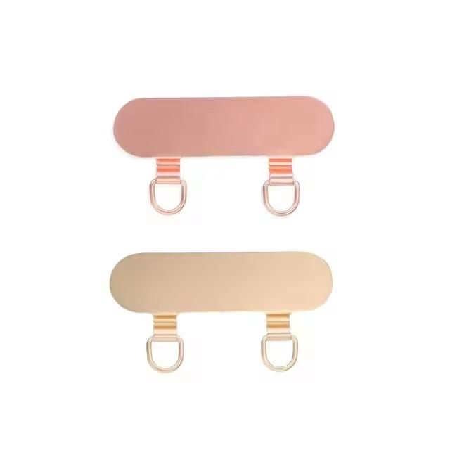 New Ultra-thin Stainless Steel Phone Tether Patch Replacement Phone Straps Gasket Sturdy Cellphone Safety Metal Connect Piece