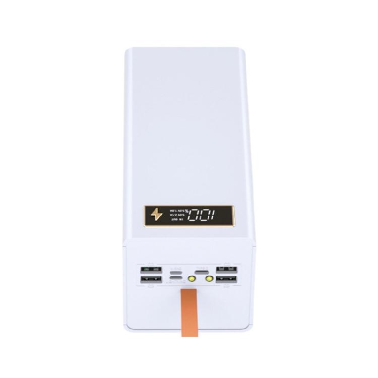 DIY 40x18650 Power Storage Box, DIY Power Case Box with LED Lights Case Support PD Charging/Wireless Charging Functions
