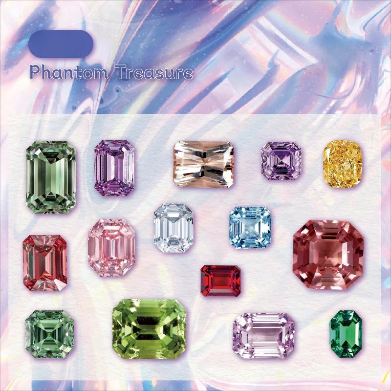 30 Pcs INS Cartoon Gemstone Sticker Pack Scrapbooking Material DIY Decorative Diary Album Aesthetic Stationery Labels Stickers