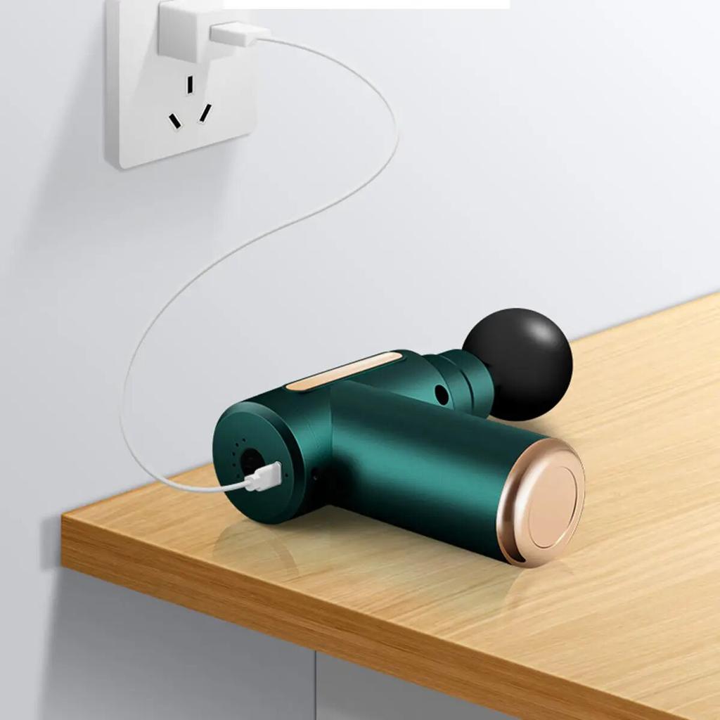 Portable Handheld Electric Muscle Massager Gun, Deep Tissue Impact Electric Muscle Massager, Suitable for Sports and Fitness