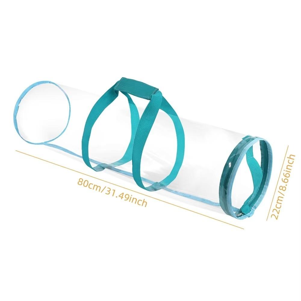 Przezroczysta torba do pakowania prezentów z uchwytem, przechowywanie pod łóżkiem, nowa torba do przechowywania papieru do pakowania