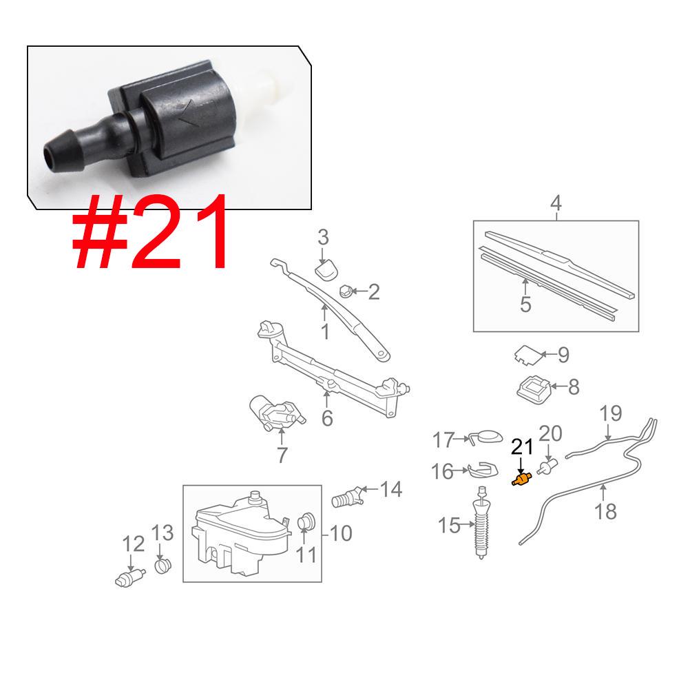 Windshield Washer Level Sensor For Lexus RX400h Toyota 4Runner Camry Highlander