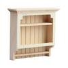 Miniature Wall-Mounted Shelf 1:12 Scale Retro Mini Shelf Tiny Tiered Storage Shelf for Miniature Kitchen Living Room Doll Furniture