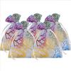 Wedding  Favor Wrapping Supplies Packaging Pouches Drawstring Candy Pouch Hot Stamping Organza Bag