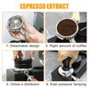 58MM bodenloser Siebträger Zwei-Ohren 2 Tassen Korb Holzgriff Für Nuova Simonelli Espressomaschine Kaffeemaschine Barista Werkzeuge