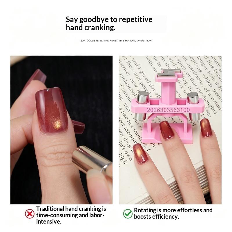 Multifunktions 360° Rotation Katzenauge Magnetischer Nagelwerkzeug 1 Stück für Glasperlen Gel-Nagellack Kreatives Nagelkunst-Design DIY