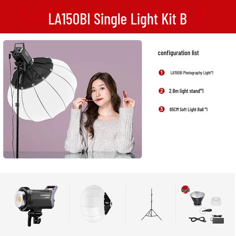 Godox LA150BI Bi-Color LED Video Light Kit