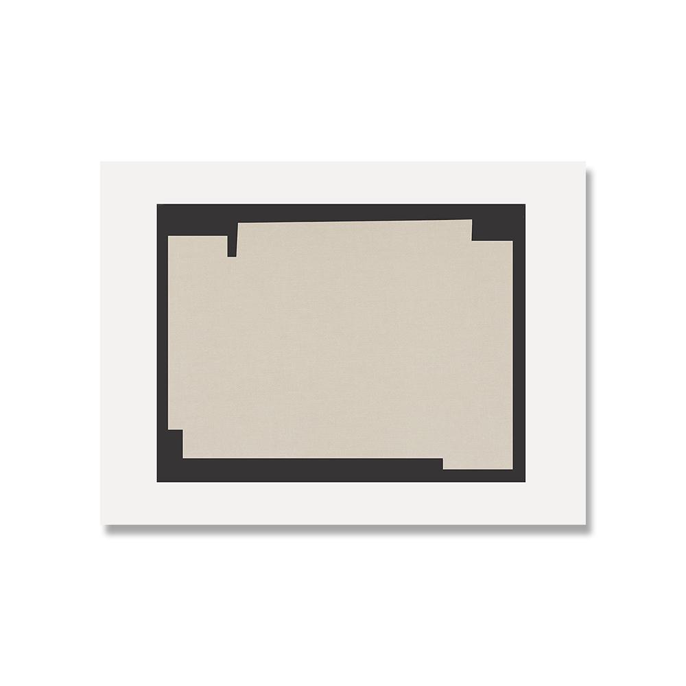 

Скандинавская современная мода Ретро Абстрактная печать на холсте Картина Плакат Черный Коричневый Настенные картины Искусство Интерьер гостиной Домашний декор 21x30cm No Framed