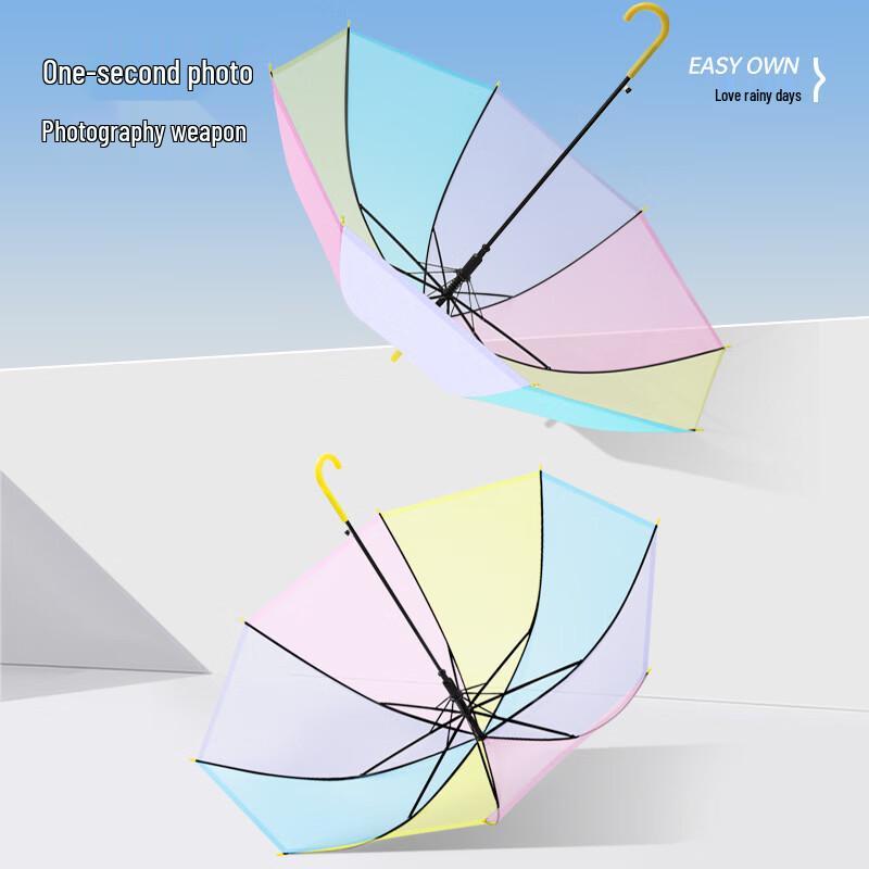 Nanjiao Creative Transparent Straight Umbrella